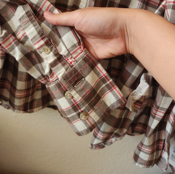 OFFER! Fjallraven Gran Flannel Button Down Shirt - Picture 6 of 7